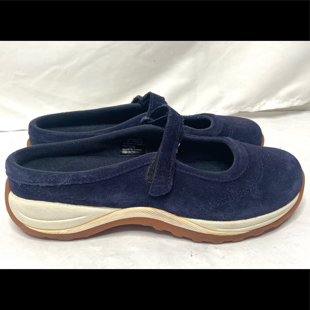 L.L Bean Womens Suede Sandals Blue size 8M